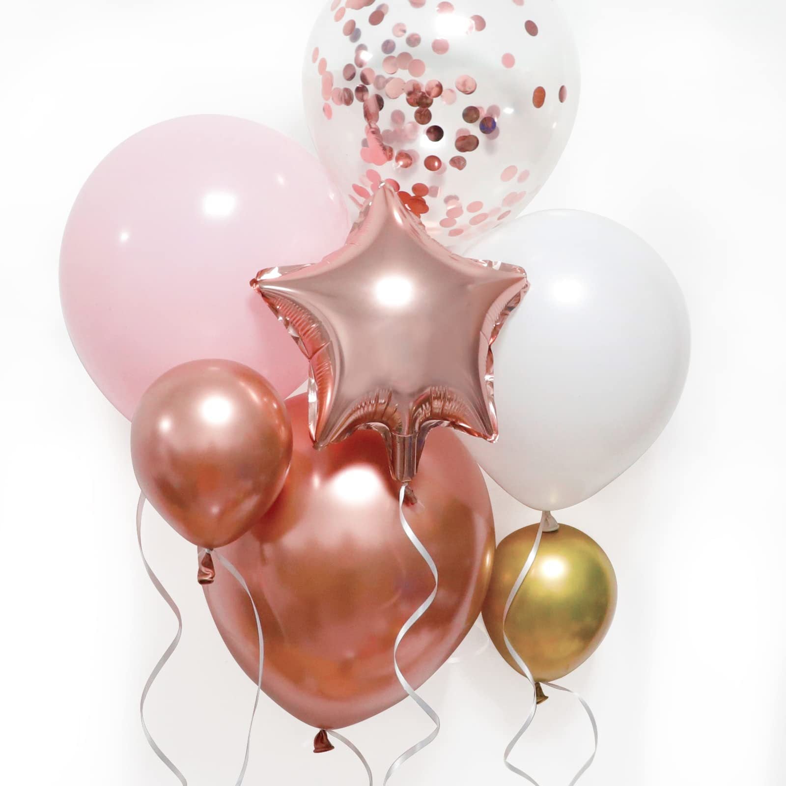 Chaîne de Ballons Rose Gold pour Mariage BA12