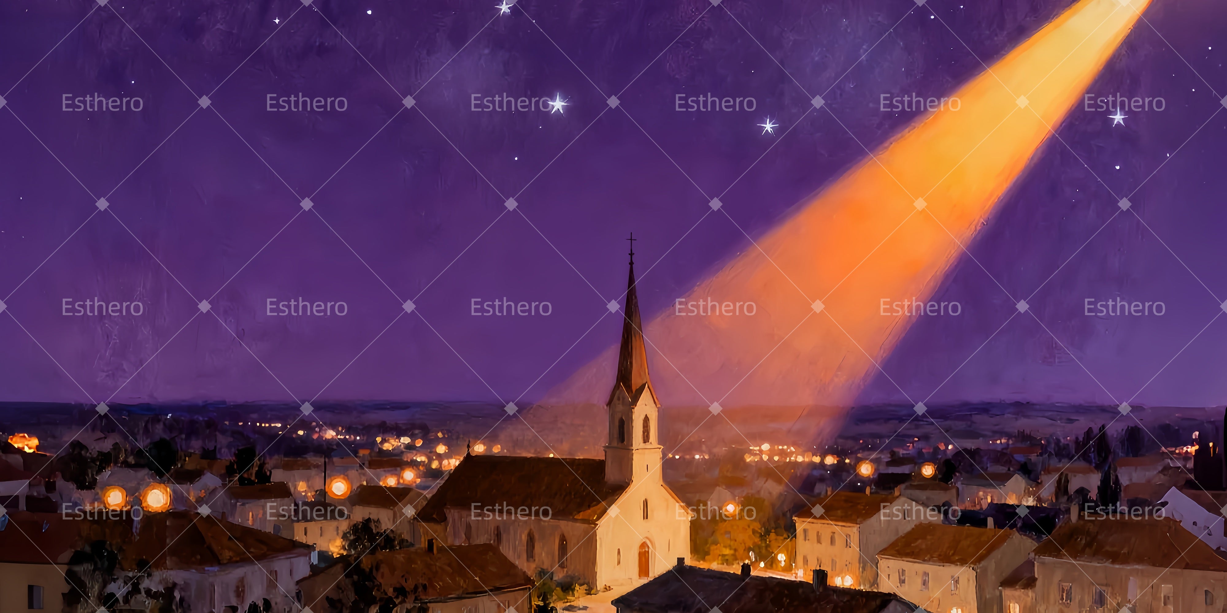 Fond de Scène Personnalisé Ville Américaine LXX510-T12