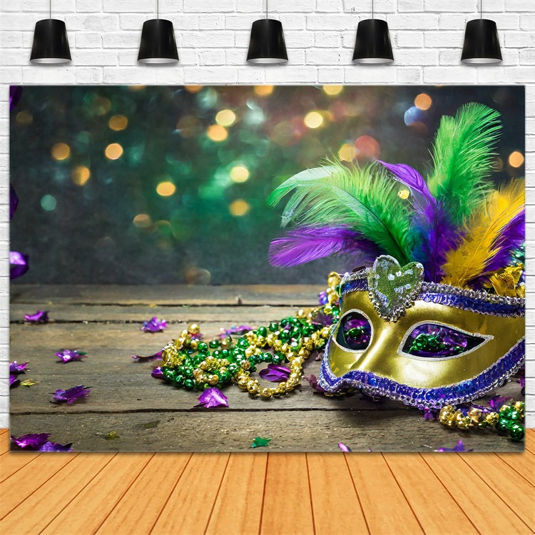 Toile de Fond Carnaval Masque Mardi Gras Fête Vive BRP1-209