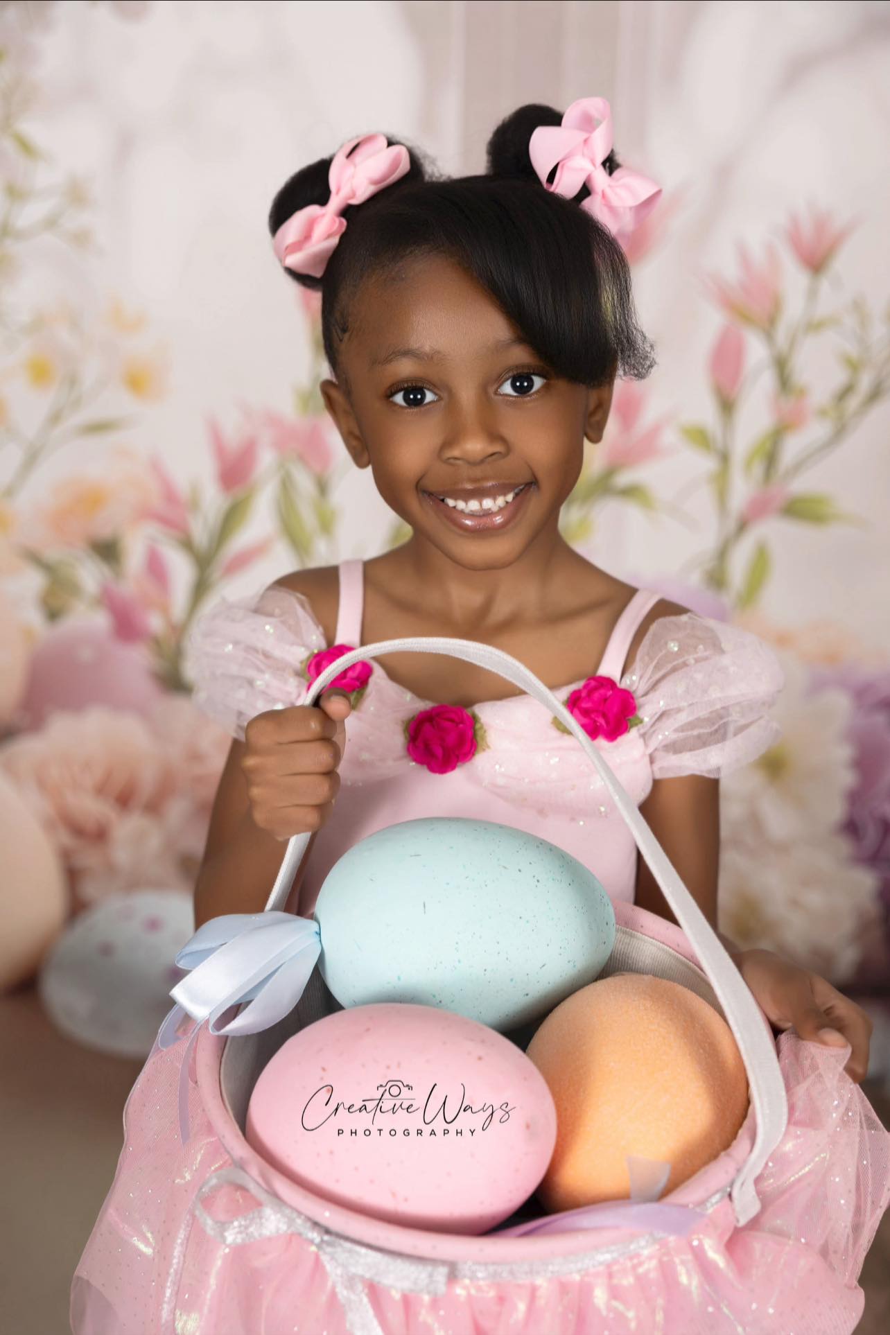 Toile de fond Pâques Fenêtre Charmante Lapins BRP1-213