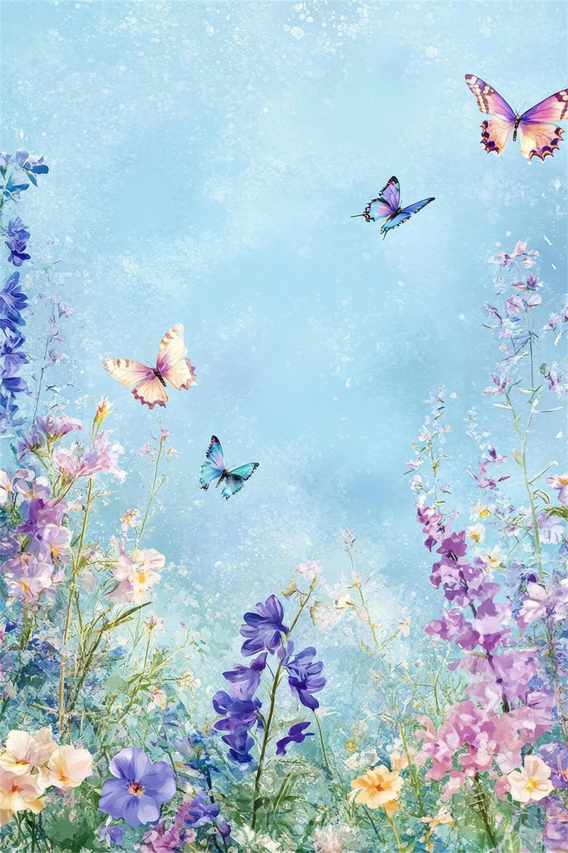 Toile De Fond Boutique Fleurs 2,1x1,5m - Fleurs, Cadeaux, Papillons, Bonjour Printemps Pour Photo
