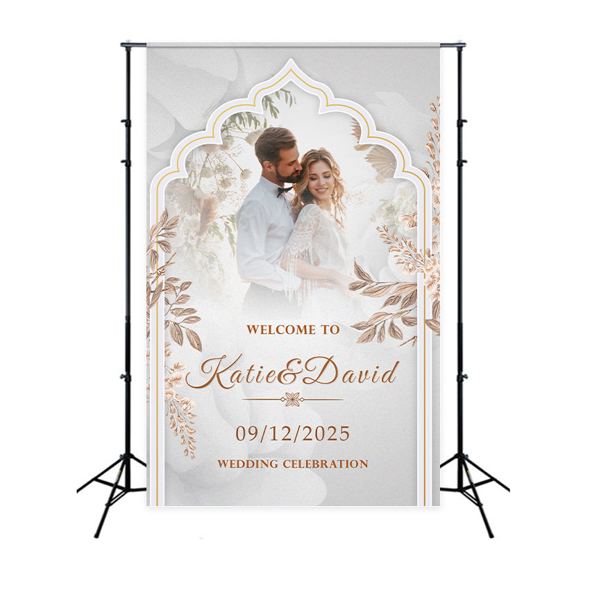 Toile de fond Mariage Personnalisée Bliss Katie David BRP1-394