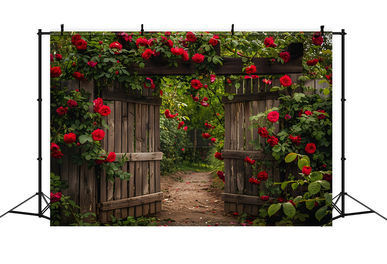Toile de fond Fleur Jardin Secret Portail de Roses BRP1-516