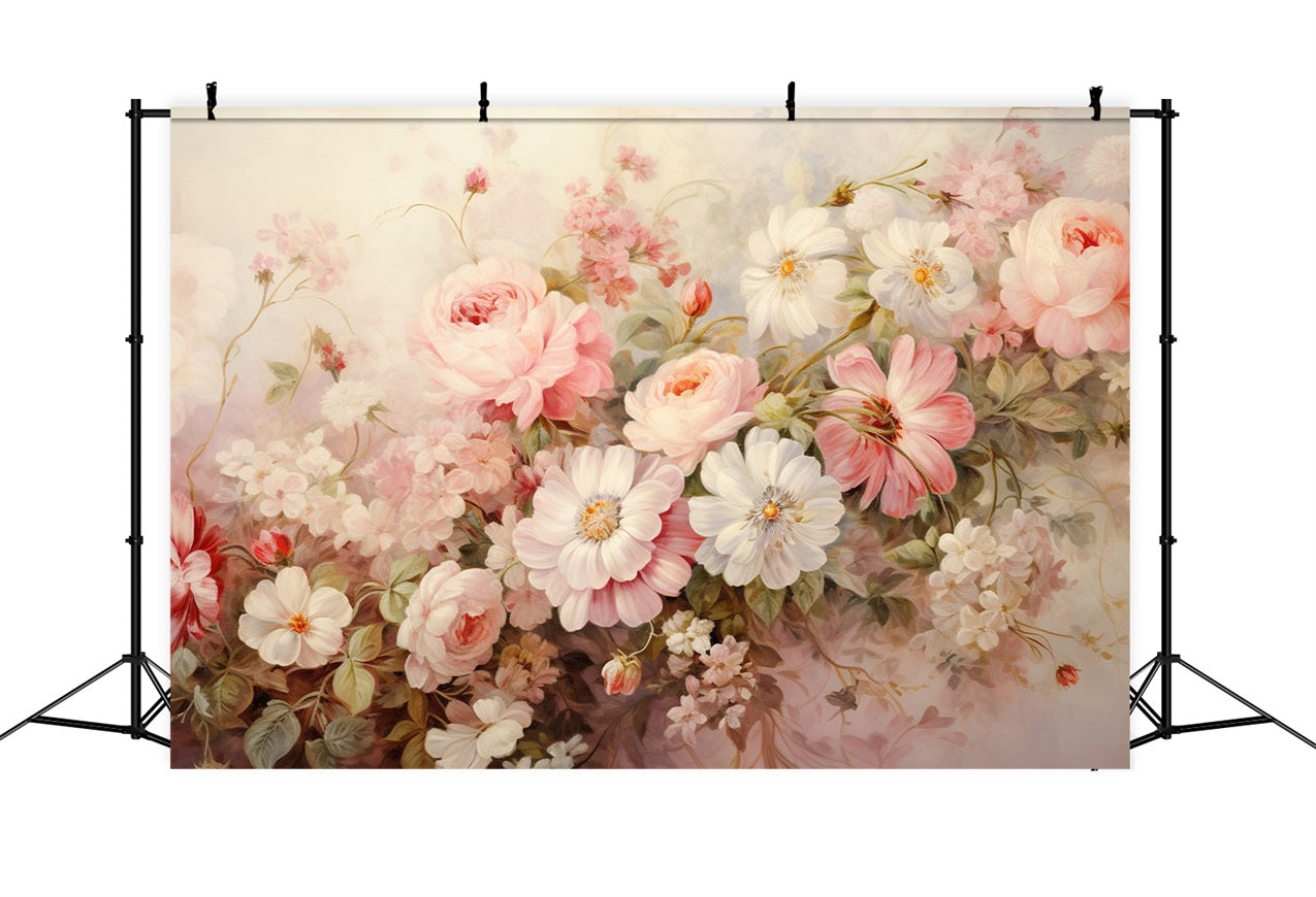 Toile de fond Florale Paradis Floral Pastel BRP1-522