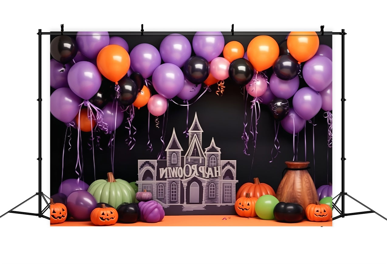 Halloween Toile de fond Ballons de fête effrayants BRP10-175