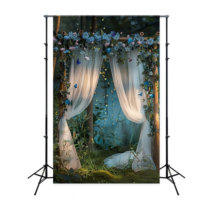 Toile de fond Arche florale bohème rideaux conte de fées BRP10-94