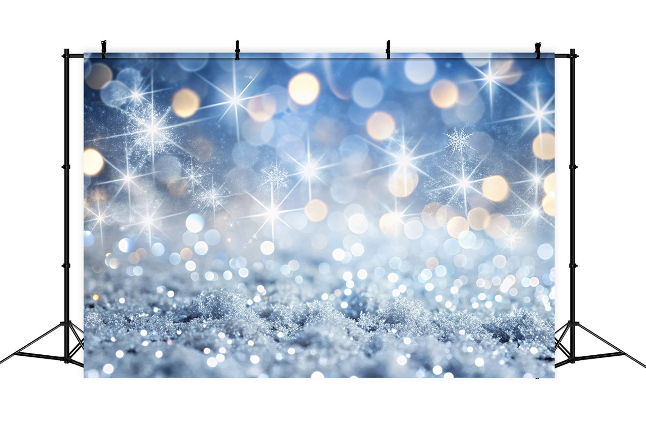 Toile de fond de Noël Lumière Gelée Étincelante Bokeh BRP11-148