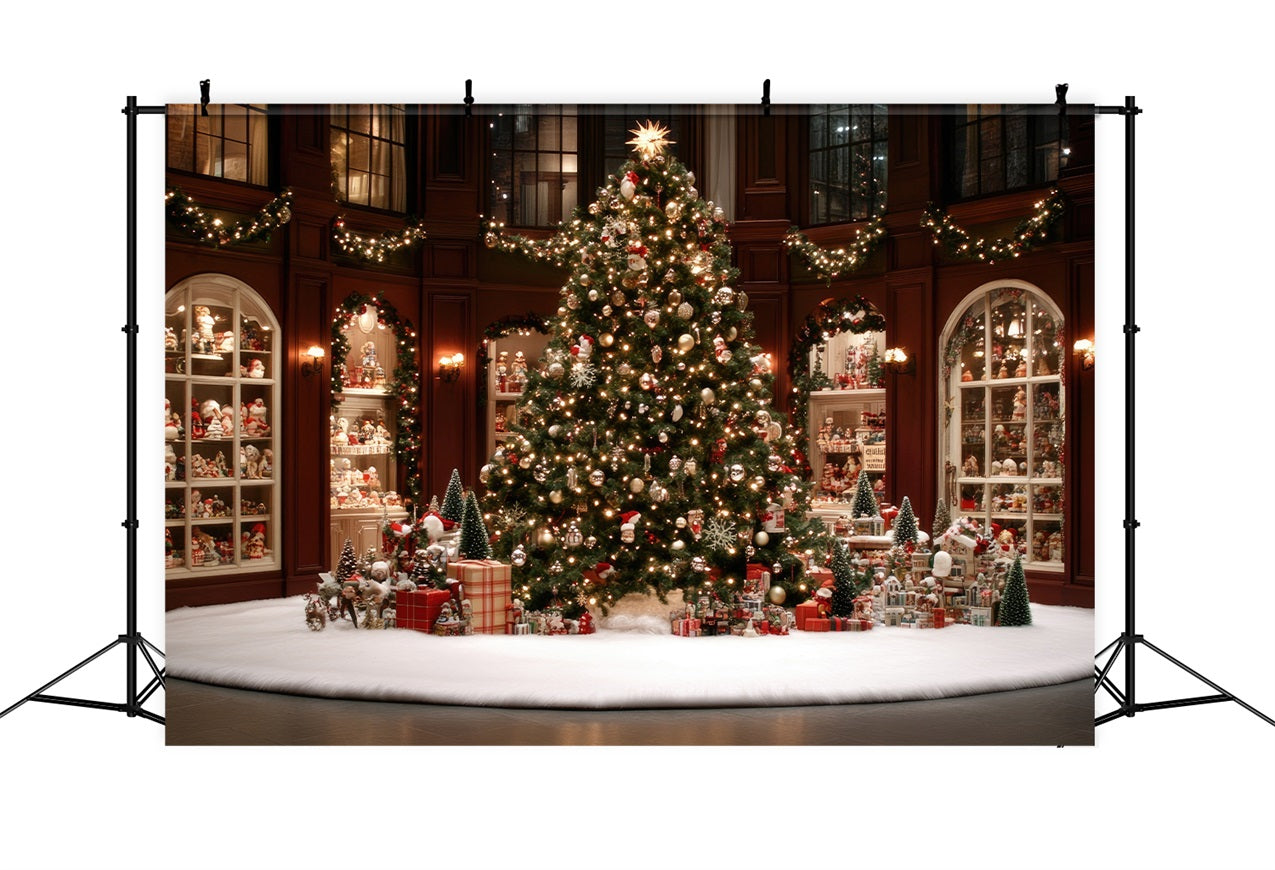 Toile de fond de Noël Arbre Célébration Somptueuse BRP11-204