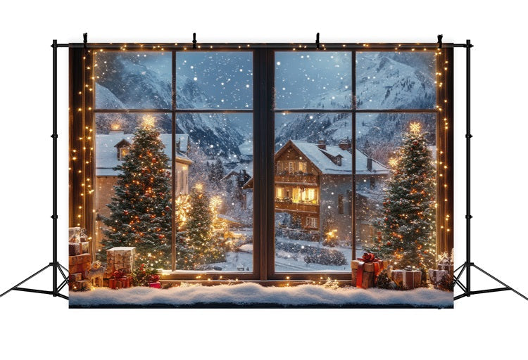 Toile De Fond Noël 2,1x1,5 M – Motif Maison Pain D’épices, Cerf, Bonhomme De Neige – Tissu Polyester, Couleurs Vives – Pour Photo, Déco Fête