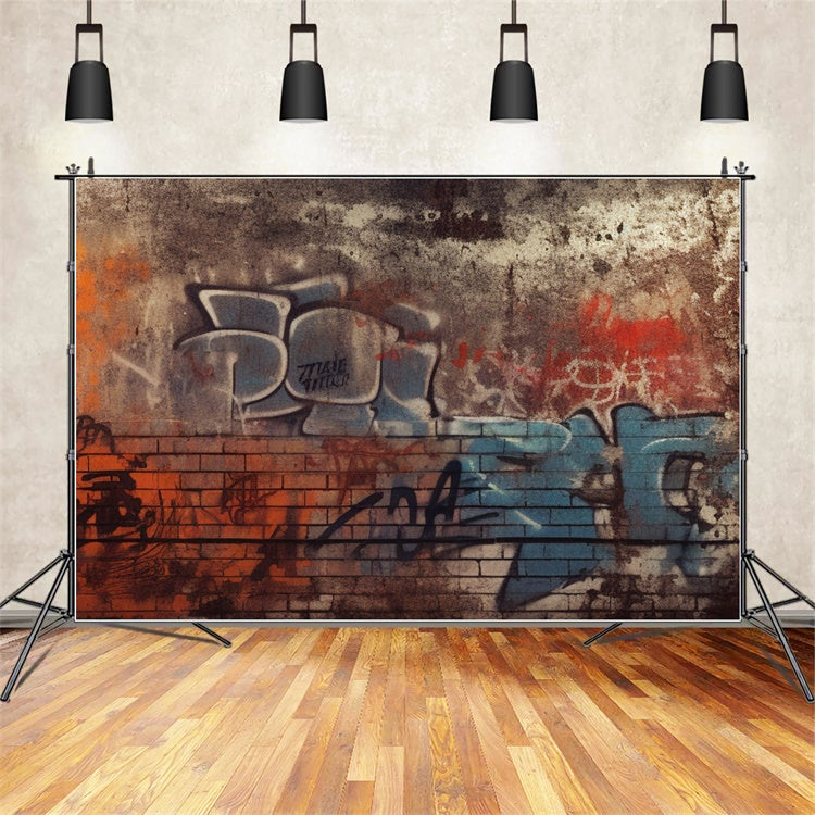 Toile de fond Graffiti Photographie Art Brique Abstraite BRP12-122