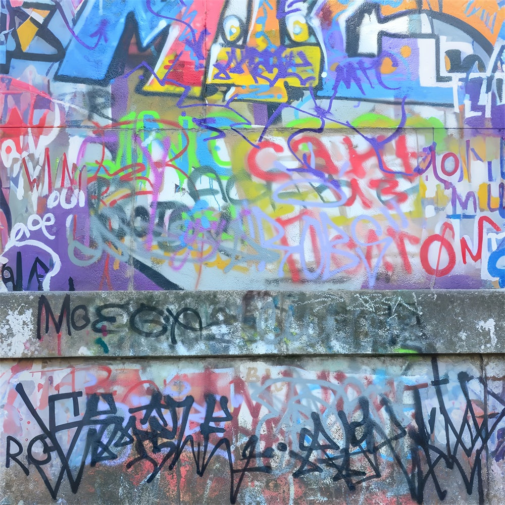 Toile de fond Graffiti Art Urbain de Rue Brillant BRP12-125