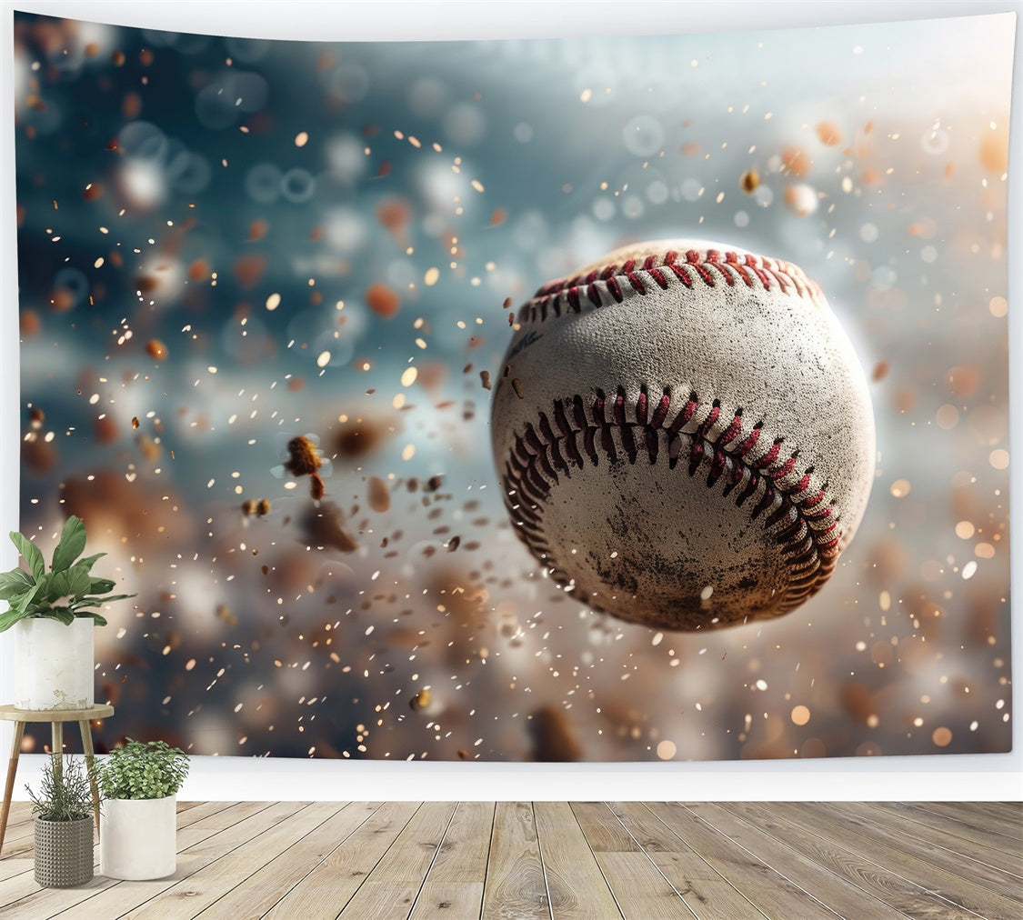 Toile de fond Sport Baseball Lancer Gros Plan Photographie BRP12-572