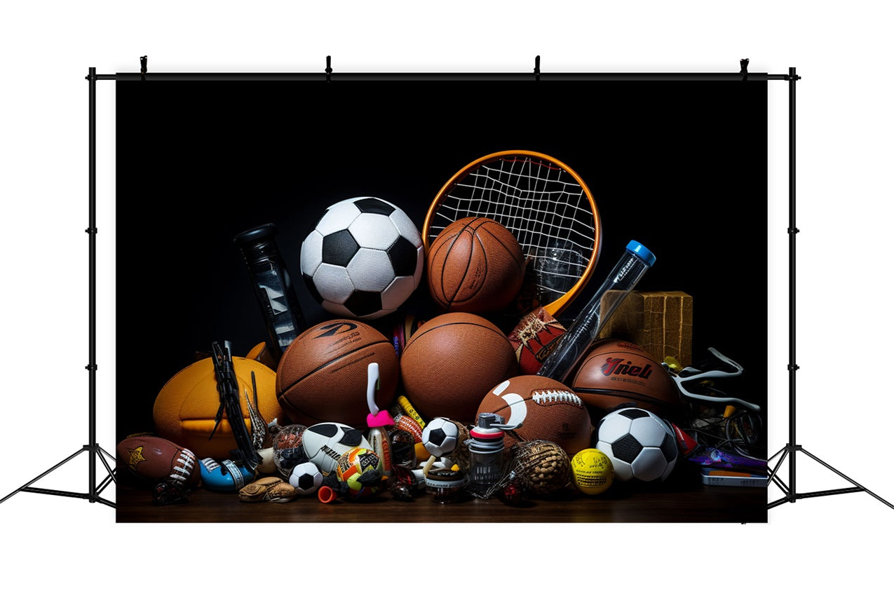 Toile de fond Sport Collection Ballons Photographie BRP12-577