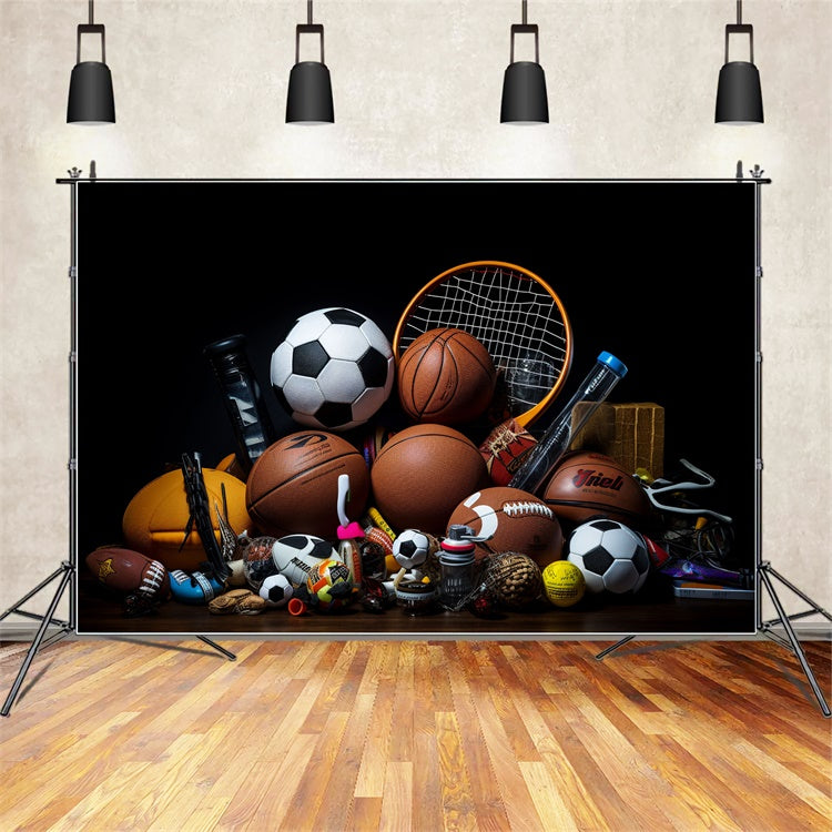 Toile de fond Sport Collection Ballons Photographie BRP12-577