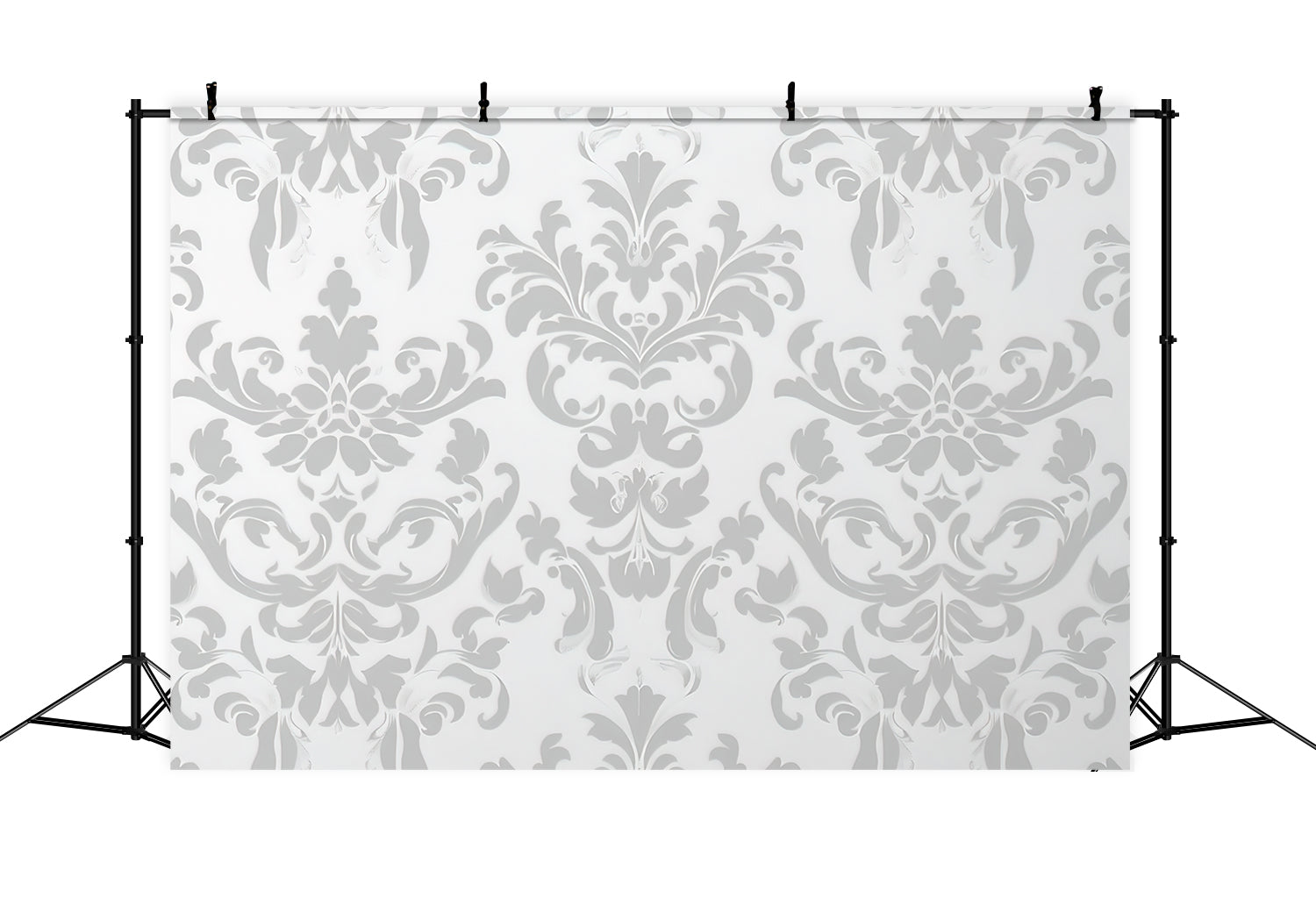 Toile de fond Photographie Damassé Floral Délicat Motif Courbé BRP12-600