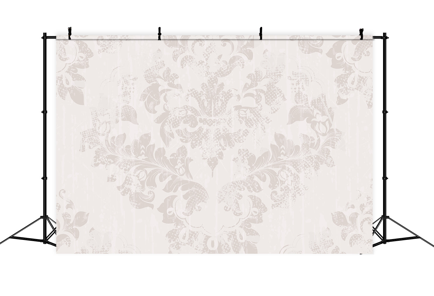 Toile de fond Photographie Damassé Abstrait Floral Beige,Fané BRP12-602