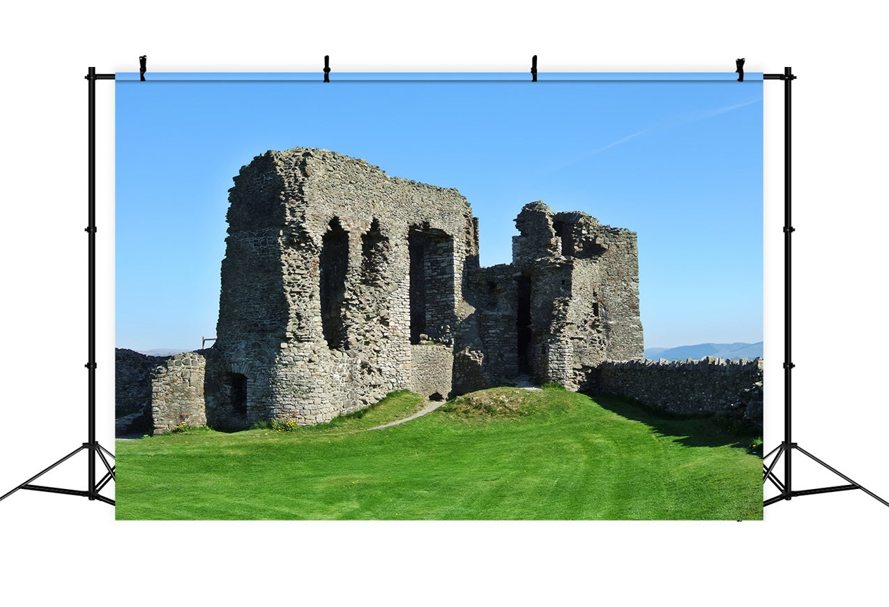 Toile de fond Architecture Ruines de Château Ancien Ciel BRP12-643