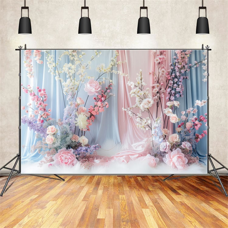 Fond Photo Fleurs Élégance Pastel Douce BRP2-85
