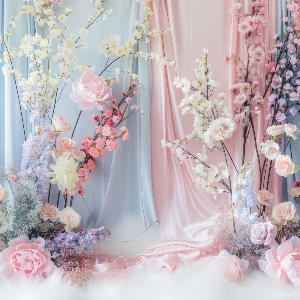 Fond Photo Fleurs Élégance Pastel Douce BRP2-85