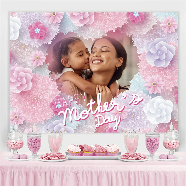 Toile de fond Fête des Mères Personnalisable Lien Précieux BRP3-127