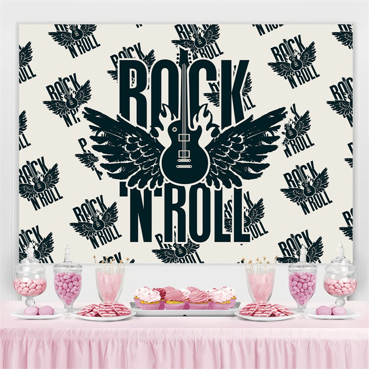 Toile de fond Festival Danse Personnalisée Rock Noir Audacieux BRP4-210
