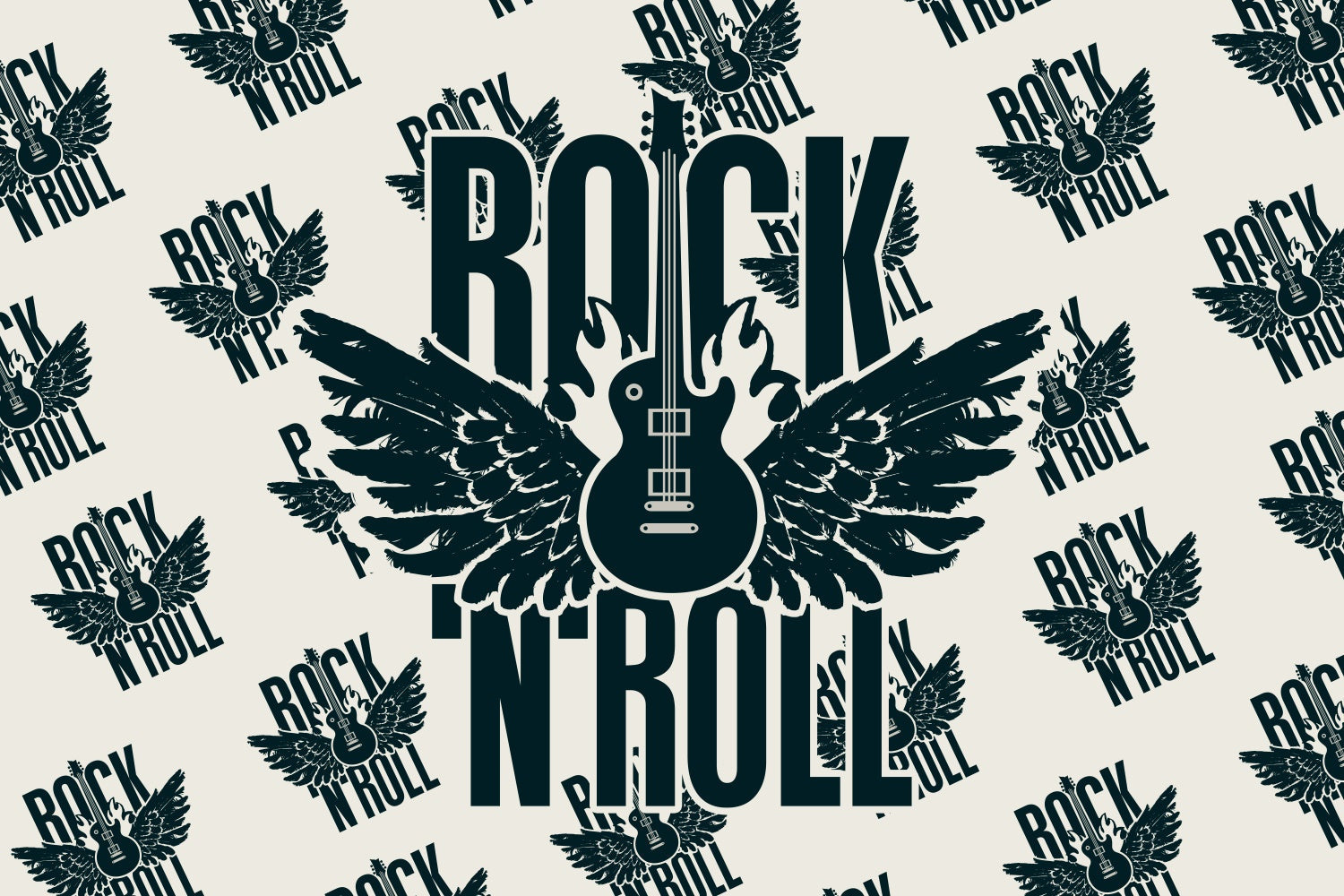 Toile de fond Festival Danse Personnalisée Rock Noir Audacieux BRP4-210