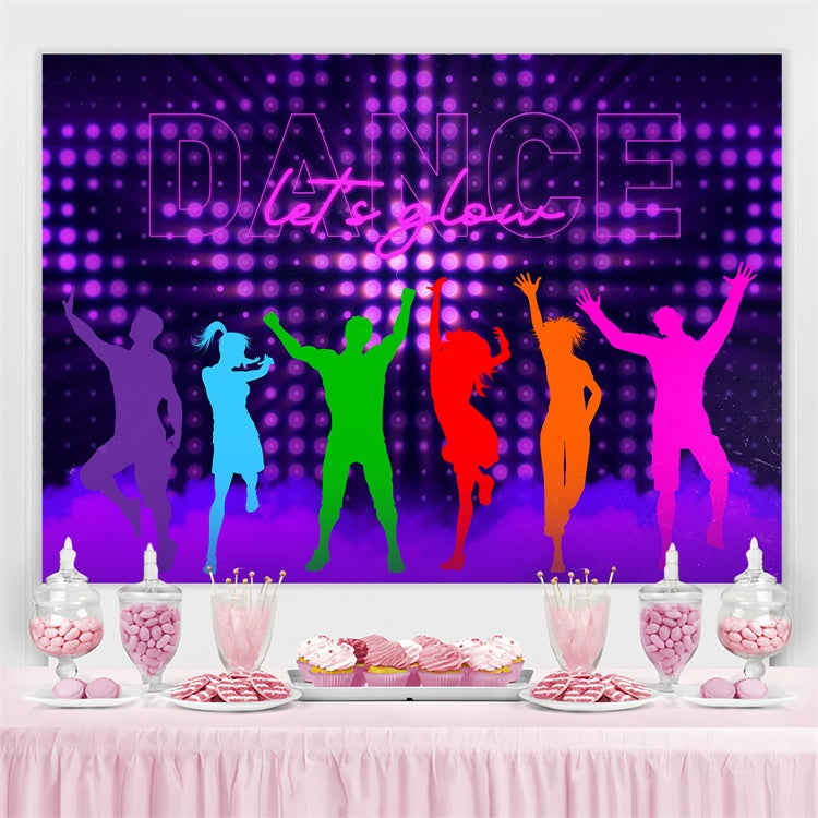 Toile de fond Photo Danse Personnalisable Sol Lumineux en Mouvement BRP4-213