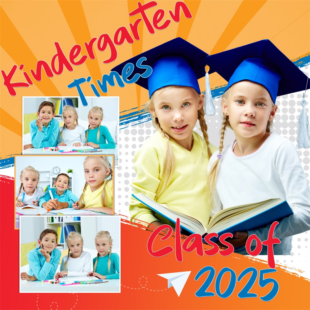 Toile de Fond de Graduation Souvenirs d’École Personnalisée BRP5-225
