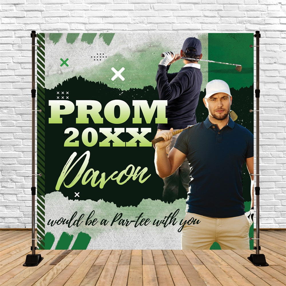 Toile de Fond de Bal Design Golf Ludique Personnalisée BRP5-240