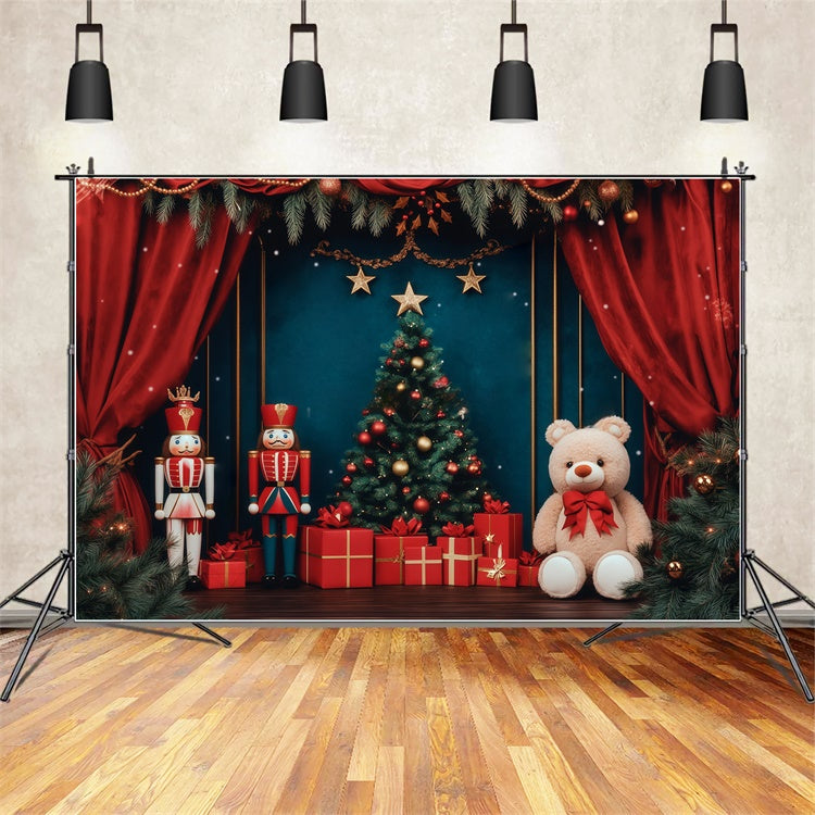 Toile de fond Noël Scène Royale Casse-Noisette BRP57-144