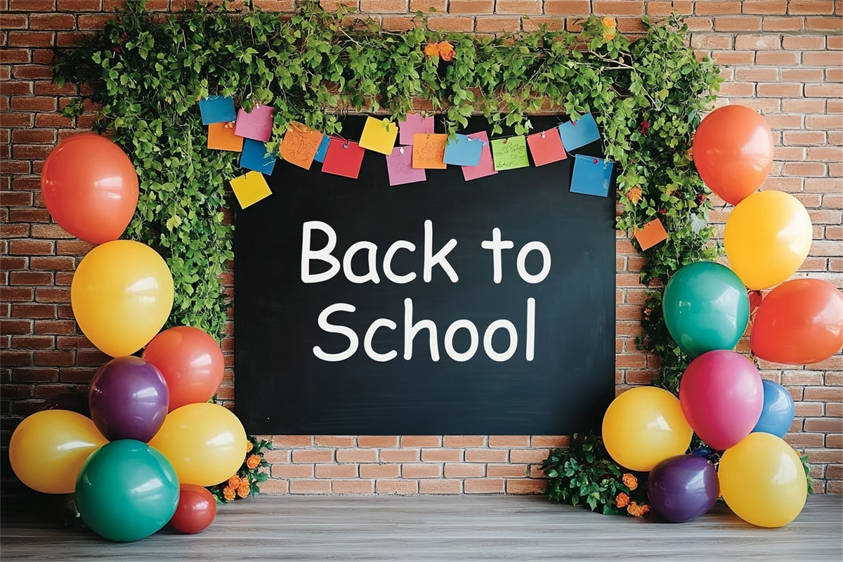 Toile de fond Photo École Fête Brique Scolaire BRP57-20