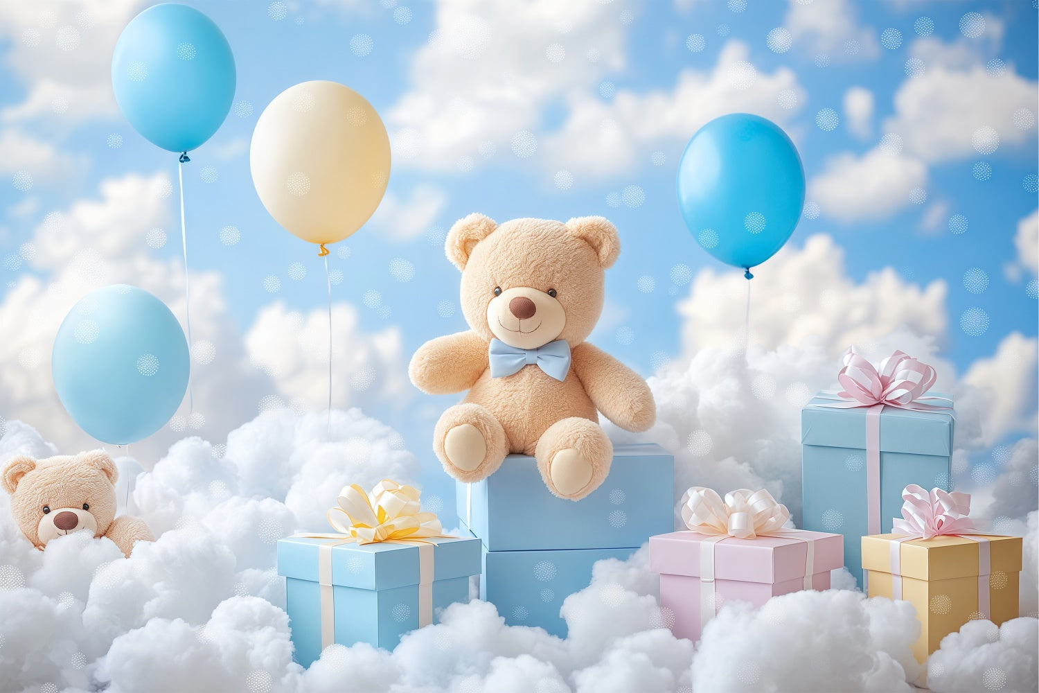 Toile de fond Nuage Cadeaux Ciel Célébration BRP57-221