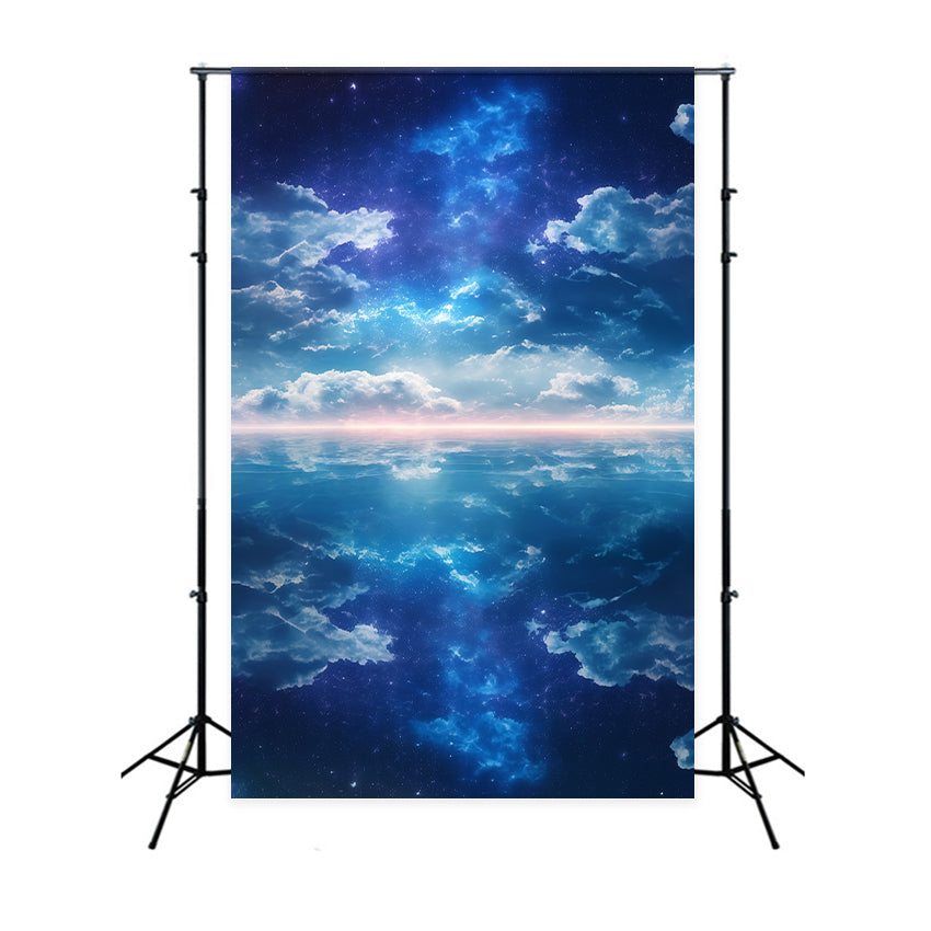 Toile de fond Ciel Paix Galactique Réflexion BRP57-232