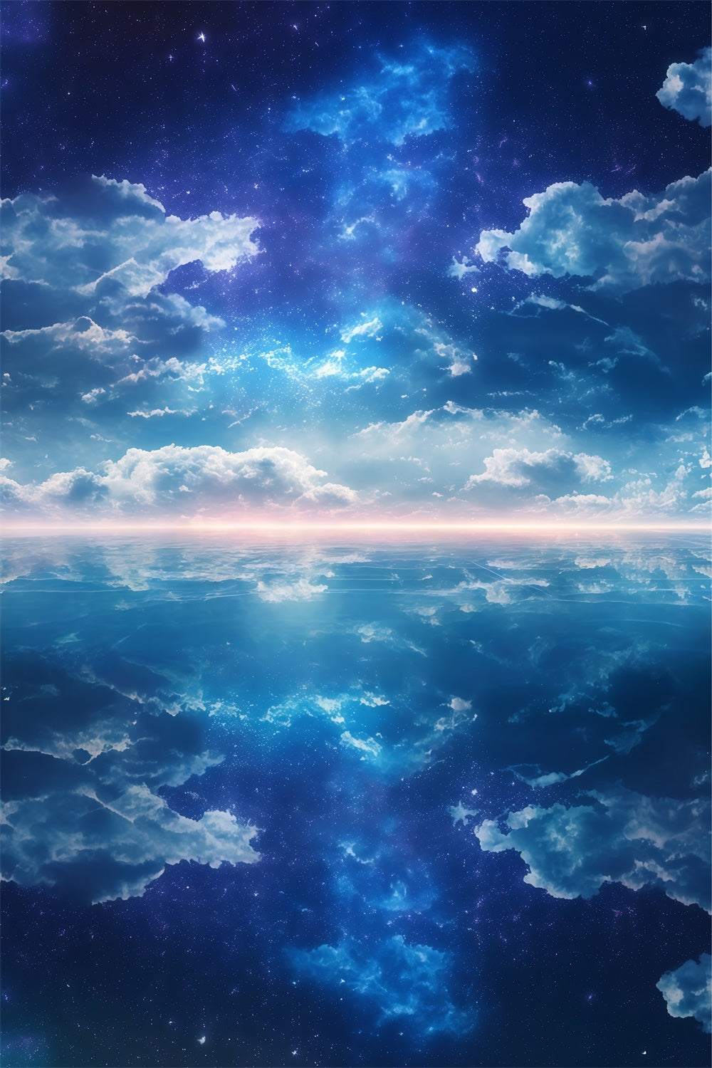 Toile de fond Ciel Paix Galactique Réflexion BRP57-232