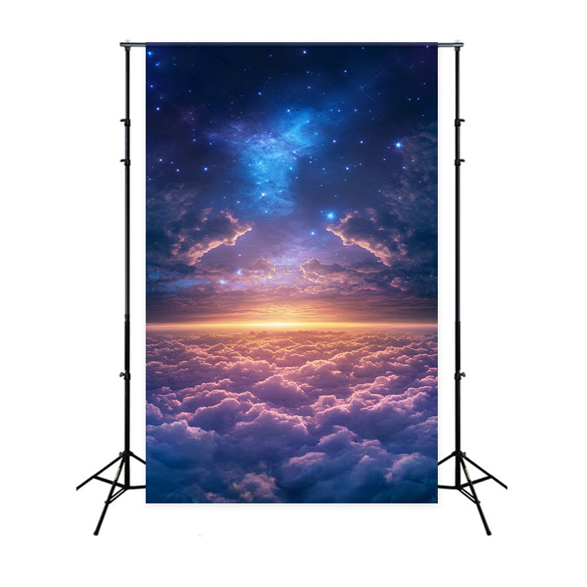 Toile de fond Ciel Nuageux Horizon Rêve Étincelle BRP57-233