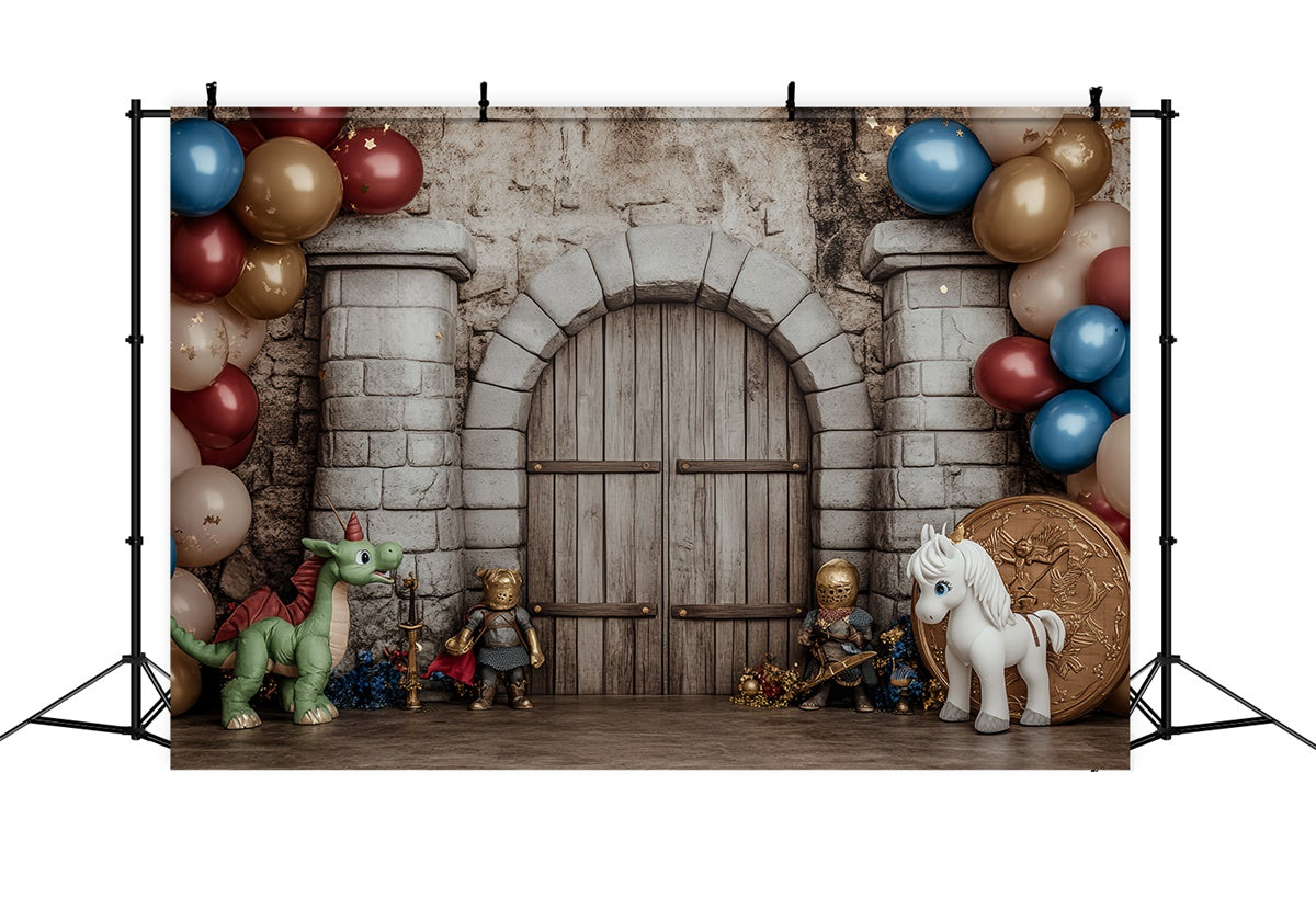 Fond studio enfant Forteresse Fantaisie Aventure BRP57-251