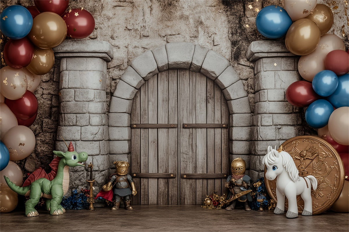 Fond studio enfant Forteresse Fantaisie Aventure BRP57-251