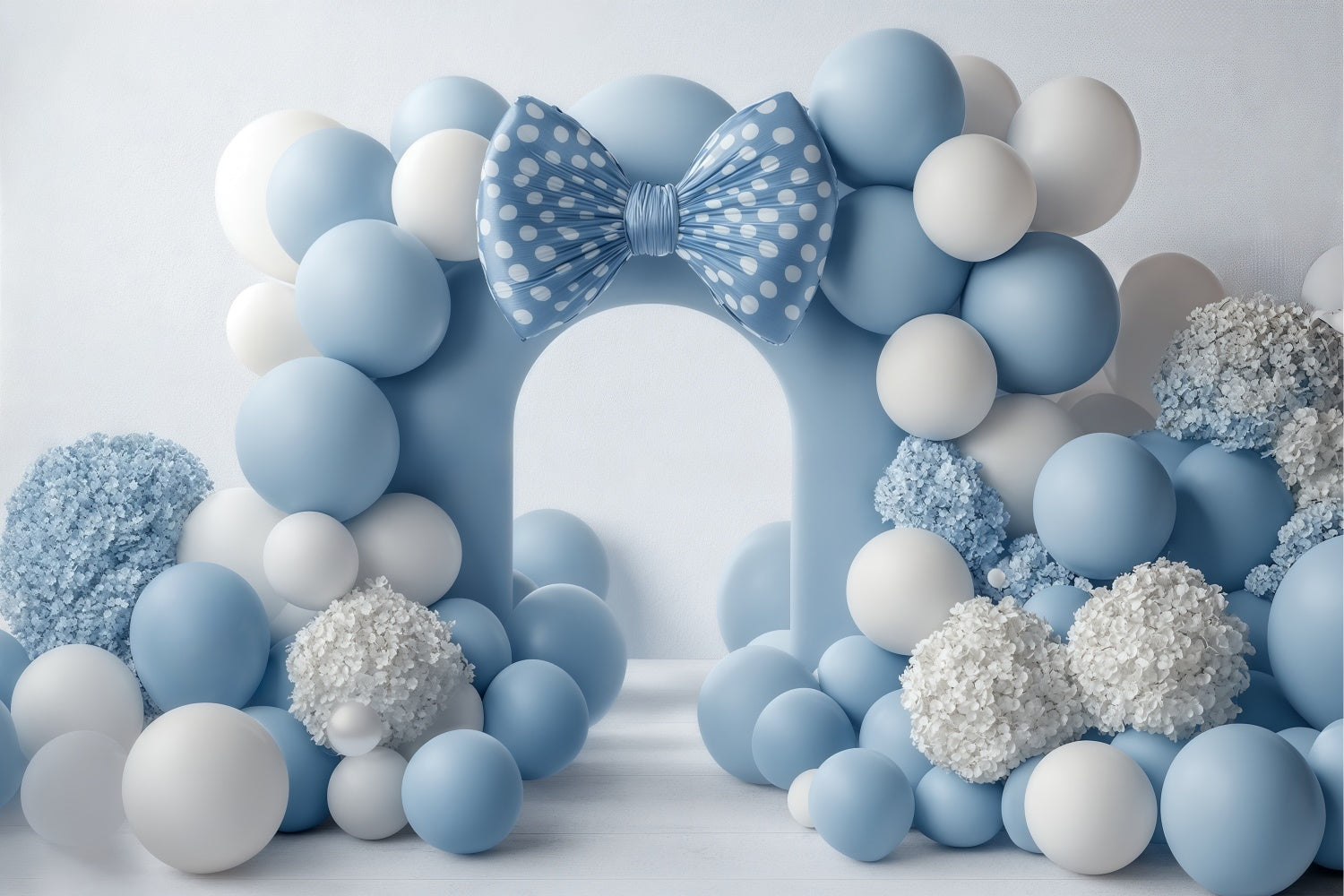 Fond studio photo bébé Accueil Doux Bleu BRP57-280