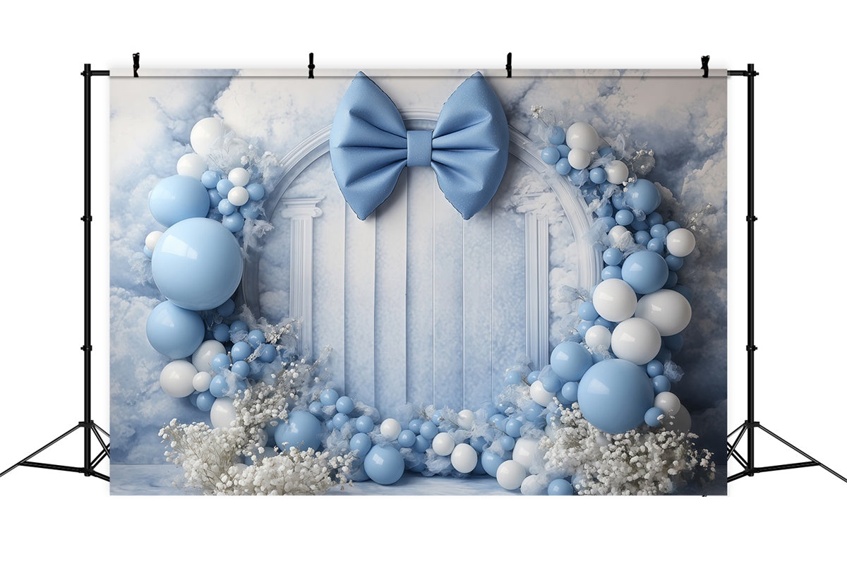 Fond studio bébé Arche Bleue Fantaisie BRP57-281