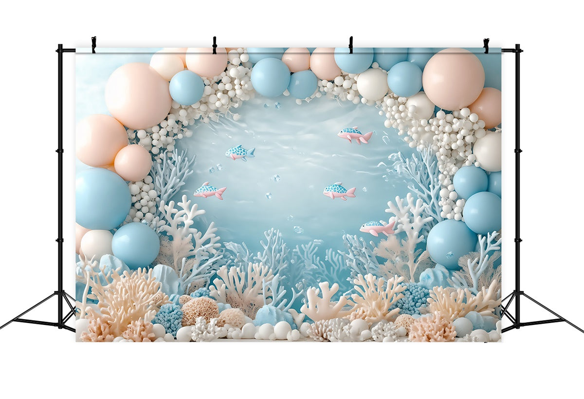 Fond studio photo bébé Aventure Mer Pastel BRP57-282