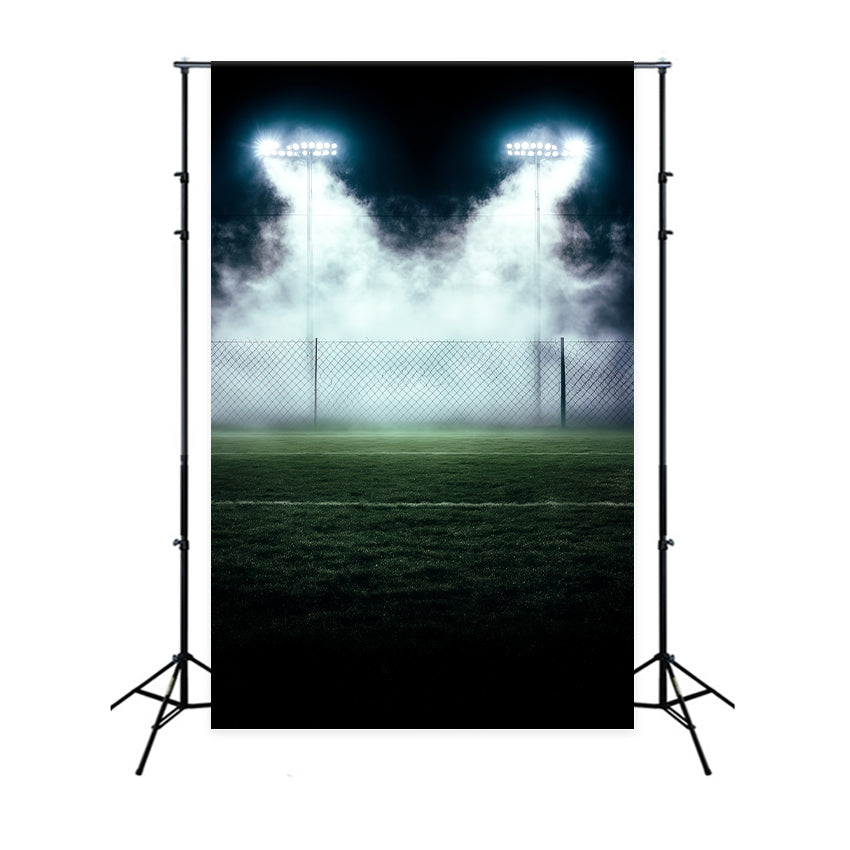 Toile de fond Photo Sport Lumières de Match Brumeuses BRP57-292