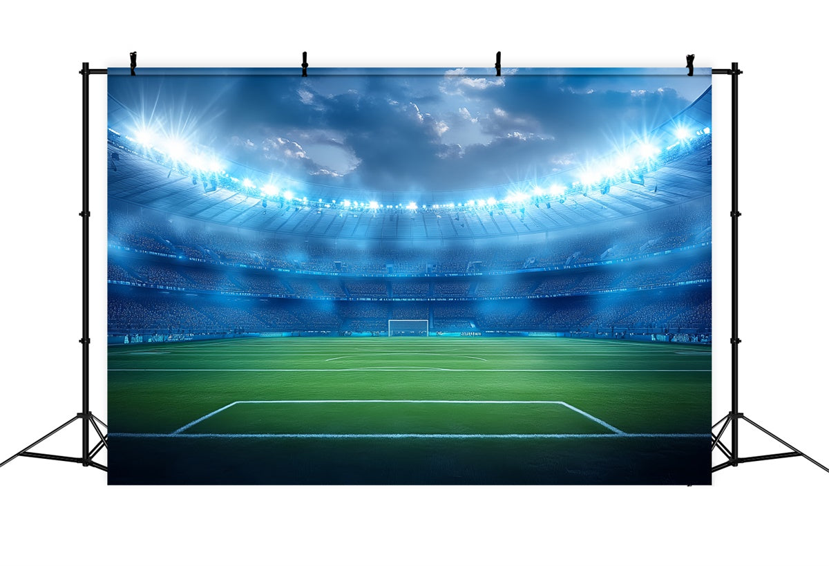 Toile de fond Terrain Football Stade Grandiose Gloire BRP57-295