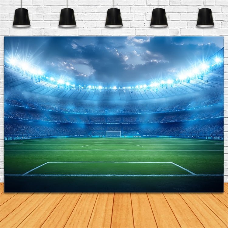 Toile de fond Terrain Football Stade Grandiose Gloire BRP57-295