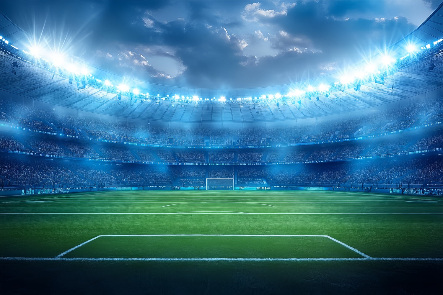 Toile de fond Terrain Football Stade Grandiose Gloire BRP57-295