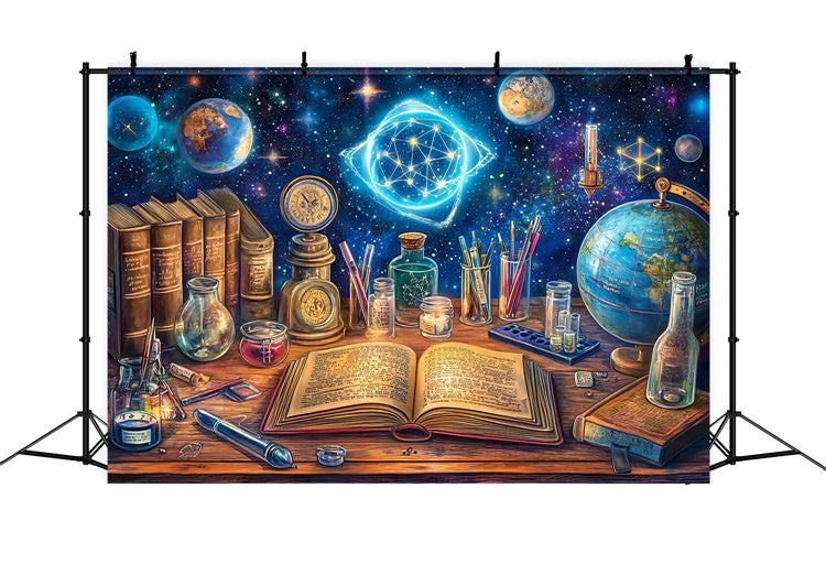 Toile de fond Rentrée des Classes Bureau de Découverte Stellaire BRP57-39