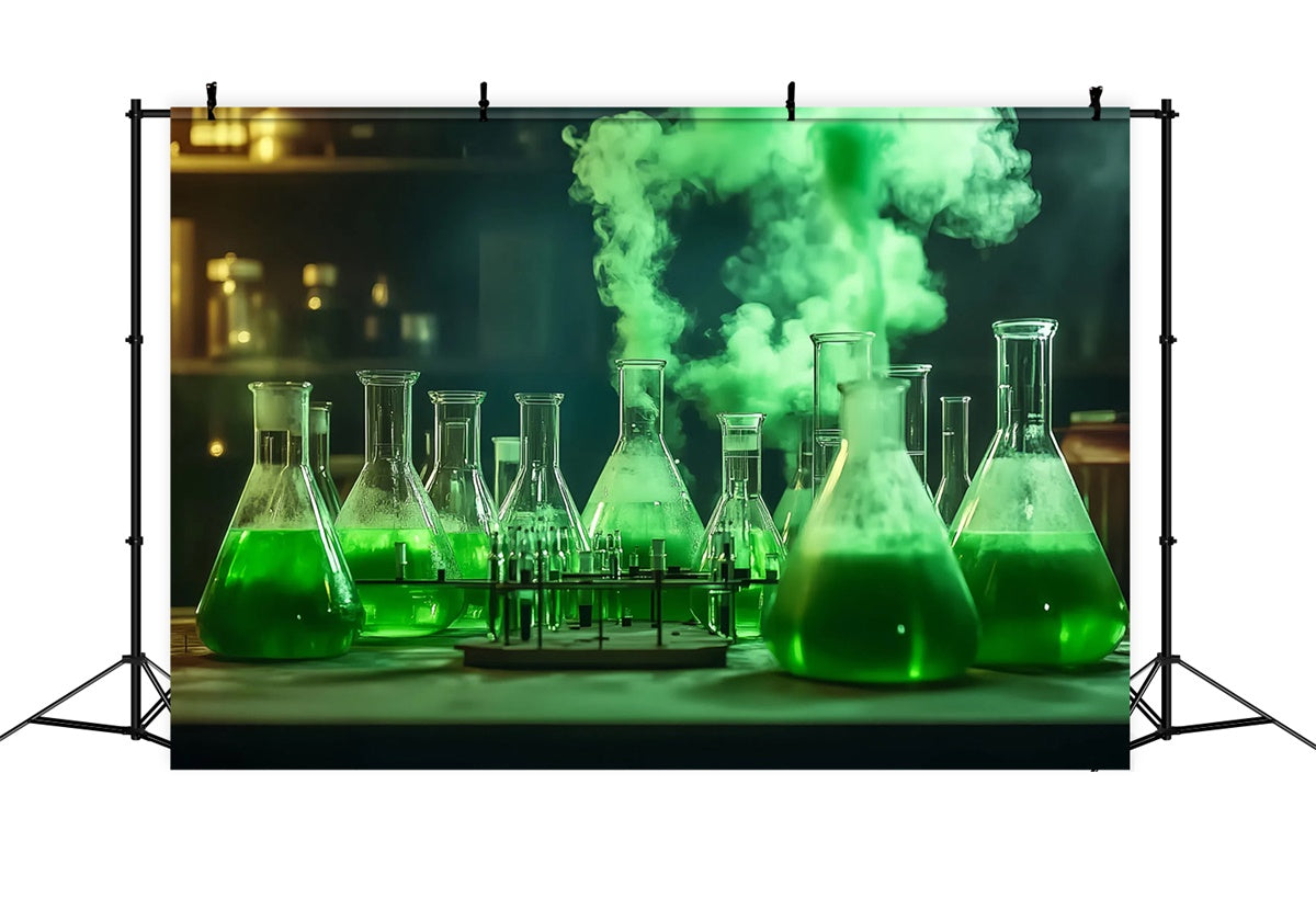 Toile de fond Laboratoire de Chimie Scène de Science Fumée BRP57-41