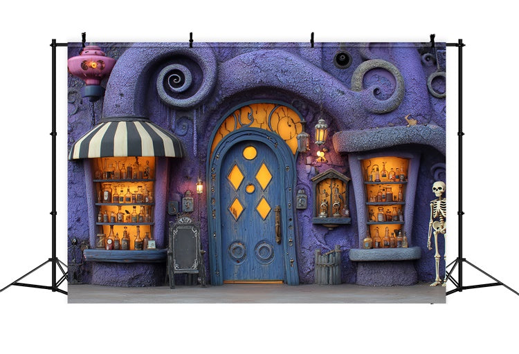 Toile de fond Halloween Scène de Porte Élixir Mystique BRP57-73