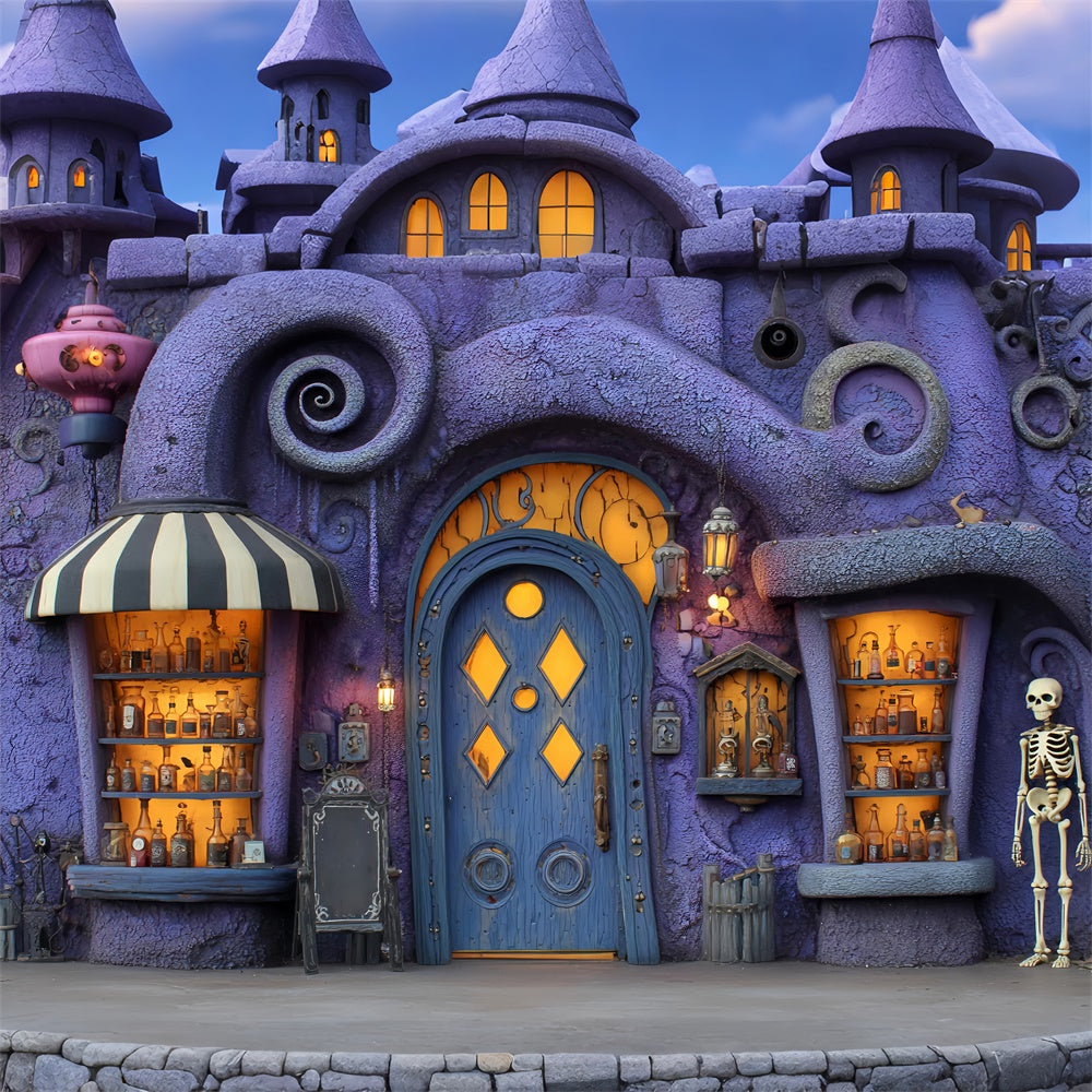 Toile de fond Halloween Scène de Porte Élixir Mystique BRP57-73