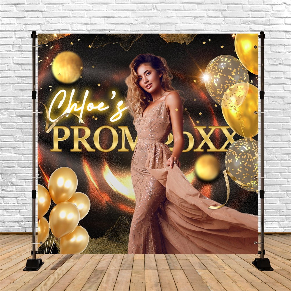 Toile de Fond de Bal Minuit Luxe Lumière Personnalisée BRP6-158
