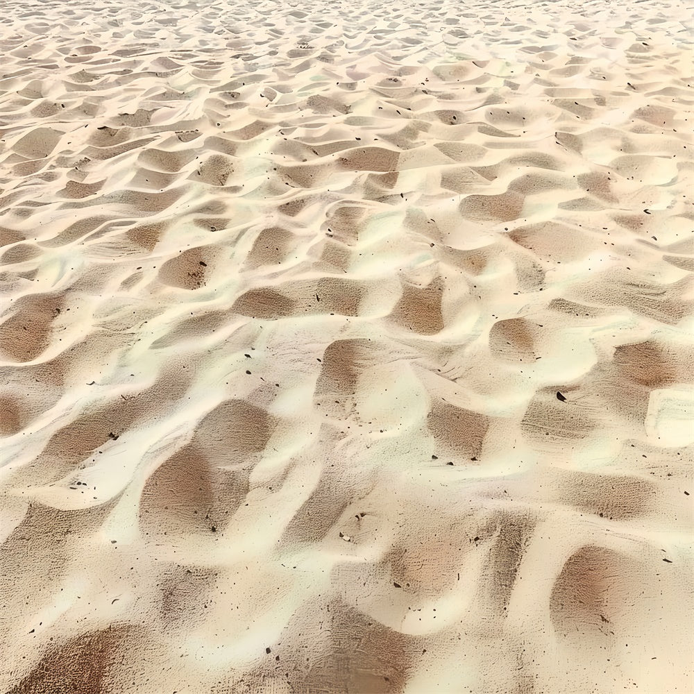 Toile de Fond Sol de Plage avec Vagues de Sable Doré BRP8-281